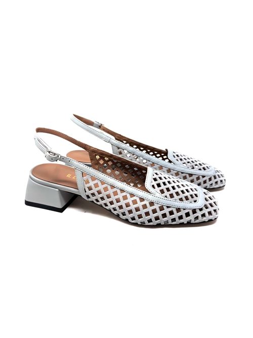 Slingback donna traforata IL LACCIO | N2104CAMOSCIONAPPAGREY